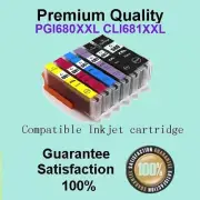 6 X PGI-680XL BK CLI-681XL XXL B/C/M/Y/PBLUE Compatible for CANON PIXMA TS8160