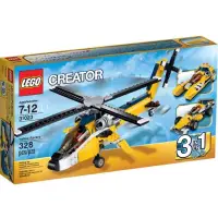 在飛比找蝦皮購物優惠-全新LEGO 樂高 31023 黃色競速直昇機