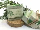 Organic green clay olive oil soap bar, handmade Greek soap, combination skin