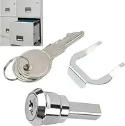 Toolbox Lock with Keys,Security Mailbox Lock,Security Cam Lock,Tool Box Lock Replacement,Letter Post Box Lock,Drawer Lock Set 180° Rotation Unlocking,Cupboard Locks,Drawer Cam Lock with Keys