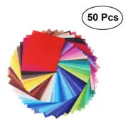 50PCS japanese origami paper Square Folding Paper colored vellum paper party