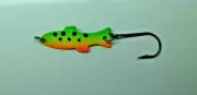 Triple Teazer Trolling Spoon Fishing Lure 5/64oz. 1-1/2"Fire Tiger Trout Kokanee