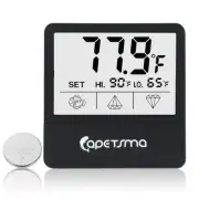 Aquarium Thermometer, Digital Touch Screen Fish Tank Thermometer with Large L...