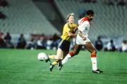 Frank Rijkaard Of Ajax 1987 OLD FOOTBALL PHOTO 2