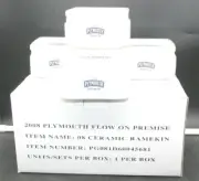 Plymouth English Gin Ceramic Ramekin x set of 4 Brand New! CASE FRESH! RARE! WOW