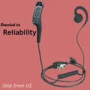 Two Way Radio Earpiece Swivel Headset for Motorola APX6000 DP4800 MTP850 XPR7550