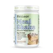 Fit & Lean Meal Shake Fat Burning Meal Replacement Protein Fiber Probiotics C...