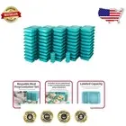 Durable Meal Prep Containers - 50 Sets with 2 Compartments and Condiment Cups