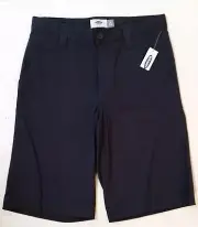 Old Navy Boys 12 Navy Blue Shorts Flat Front 100% Cotton NEW