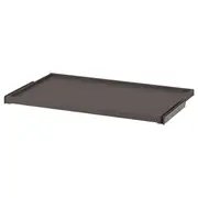 KOMPLEMENT pull-out tray, dark grey, 100x58 cm