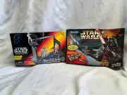 NOS Micro Machines Vader's Light Saber/ Death Star Trench & Death Star Escape