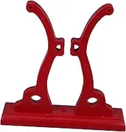 Luxshiny Retro Style Fan Rack Japanese Fan Support Frame Folding Fan Holder Folding Handy Fan Display Holder Wood Folding Fan Stand Display for Exhibition Desktop Hand Fan Holder Dark Red
