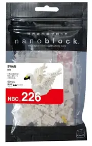 KAWADA NanoBlock NBC_226 Swan 90PCS Nano-Block