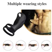 Reusable-Penis-Extender-Enlarger-Extension-Sleeve-Bigger Girth Enhancer for Male