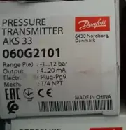 NEW DANFOSS AKS33 060G2101 Pressure Transmitter~