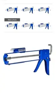 6 Newborn Caulk Buddy CAULKING GUN Professional Steel Finishing Tool 111-CB