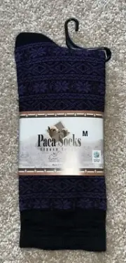 Alpaca Socks - Adult Medium Socks - Purple