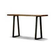 Begonia Console Table 140cm Live Edge Solid Mango Wood Unique Furniture -Natural