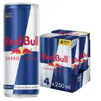 在飛比找家樂福線上購物網優惠-Red Bull 紅牛能量飲料250ml x4