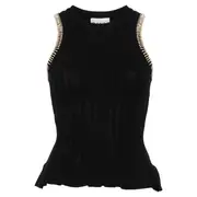 [GANNI] Light Viscose Rib Tank Top