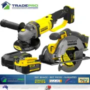 Stanley® Fatmax 18V Combo Kit Cordless Angle Grinder & Circular Saw with Battery