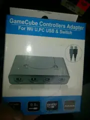 GameCube Controllers Adapter For Wii U PC USB & Switch