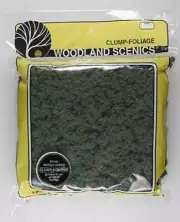 Woodland Scenics FC183 N/HO Clump Foliage Medium Green Train Scenery New in Pack