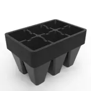 30Pack 6-Cell Seed Starting Tray for Seedlings Plant Starter Trays with Drainage