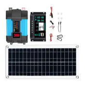 6000W Solar Panel Sets Solar Power Inverter Generator 100A Home 110V Grid Systr7