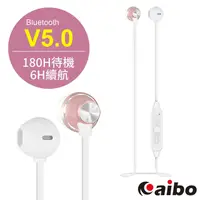 在飛比找PChome24h購物優惠-aibo BTM4 垂直入耳式 藍牙V5.0運動耳機麥克風-