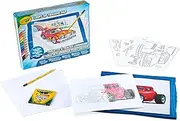 Crayola; Light-up Tracing Pad; Blue; Art Tool; Bright LEDs; Easy Tracing with 1 Pencil, 12 Coloured Pencils, 10 Blank Sheets, 10 Tracing Sheets