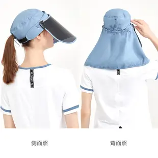 【UV100】抗UV-冰絲多功能遮陽帽-輕薄防護(MF22406)