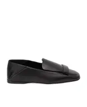 Sergio Rossi Slip-On Flat Shoes 40 Black
