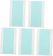 HONMEET Waterproof Hair Extension Strip Tape Double Sided Adhesive for Wig Replacement 5 Sheets 60 Pieces Total