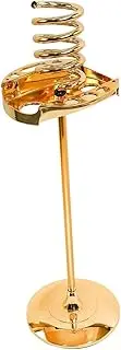 harayaa Spiral Hair Dryers Rack Salon Organizer Non Slip Blow Hair Dryers Rack Brush Combs Storage Holder for Personal Bathroom Home, Gold
