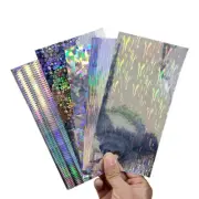 5x Fishing Stickers Holographic Flash Adhesive Film Tape Lure Bait Fishing Decor