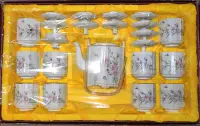 在飛比找Yahoo!奇摩拍賣優惠-早期 煥臣磁器 花卉茶具組。。大同可參考