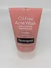 Neutrogena Acne Wash Oil Free Pink Grapefruit Foaming Scrub 4.2 oz
