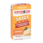 Bumble Bee Snack on the Run Chicken Salad with Crackers Kit 3.5 oz Ready to Eat