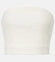 [Wardrobe.NYC] Wardrobe.NYC Wool-blend bustier UK 12 white
