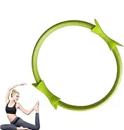 Women Pilates Ring - Lightweight Fitness Ring, Resistance Pilates Hoop | Double Grip Exercise Equipment Yoga Ring, Non-Slip Flexible Pilates Crcle for Toning Thighs & Arms Strength Training