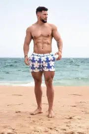 [K132] Handsome Man Cute Male Model Showing Off Body Physique Art Photography