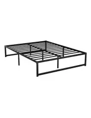[Artiss] Tino Queen Size Metal Bed Frame in Black