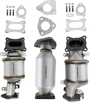 Catalytic Converter Compatible with Honda Pilot 2009-2015/ Accord 2008-2012, Acura TSX 2010-2014 3.5L V6 Front Left Right Rear Catalytic Convertor Direct-fit (EPA Compliant)