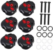 BESTonZON 6pcs Guitar Tuning Pegs Locking Tuners for Electric Guitar Bass String Tuning Pegs
