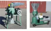 Pellet Press Mill Machine & Hammer Crusher Mill Machine Combo 60-100Kg/Hour