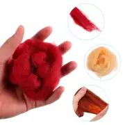 40 Pcs Merino Wool Thread Needle Felt Roving Wet Felting Accessories
