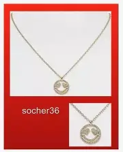 KATE SPADE NEW YORK PAVE SMITTEN EMOJI PENDANT 16" NECKLACE WBRUB410 NWT $68