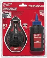 Milwaukee Electric Tool 48-22-3982 100 Ft. Bold Line Chalk Reel and Refill