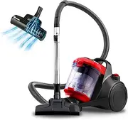 [Akitas] C10T Turbo Pet Hair Bagless Vacuum Cleaner Cylinder Cat and Dog with German Wessel Werk Large 28cm Width Spinning Brush Head